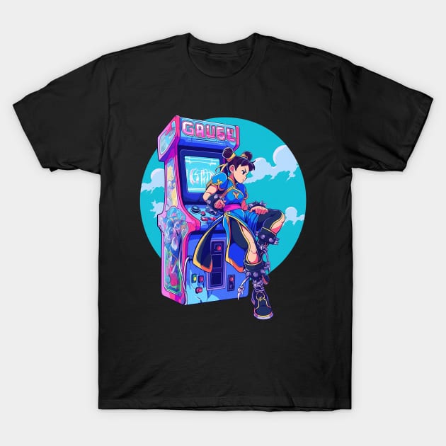 chun li T-Shirt by piratesnow